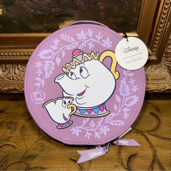 Disney Parks Beauty and the Beast Cosmetic Case by Vera Bradley New with Tag HTF - Picture 6 of 16